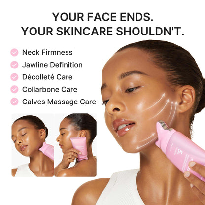 [NEW] [melacube] PDRN Collagen Gua Sha Neck Wrinkle Cream | Built-In Gua Sha Massager with Volufiline 5% + PDRN | Firming, Contour Care for the Look of Fine Lines, Jawline, Neck, Décolleté,Underarms, Chest, Legs, Shoulder | Massage Cream | Korean Skincare