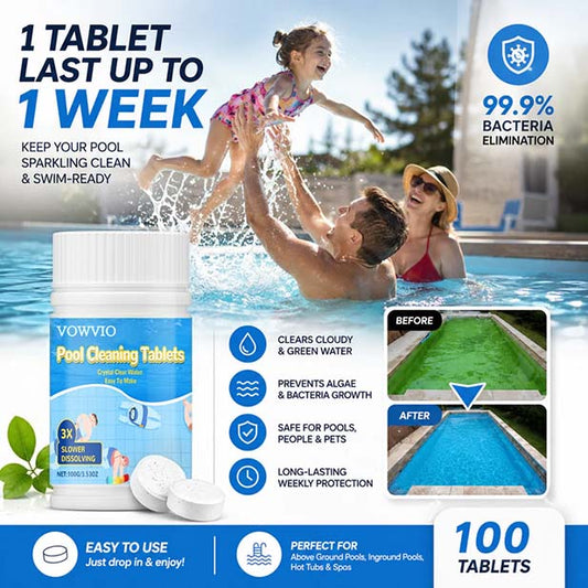 The Next-Gen Pool Purifier is here ✨ 2X Stronger Algae Control, Gentle & Safe for Kids! 👨‍👩‍👧‍👦