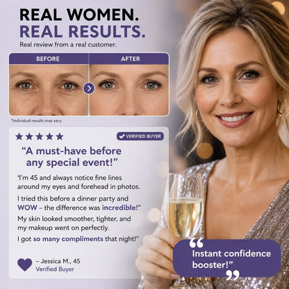 Instantly Tightens • Smooths • Blurs Fine Lines-Instant Face Tightener