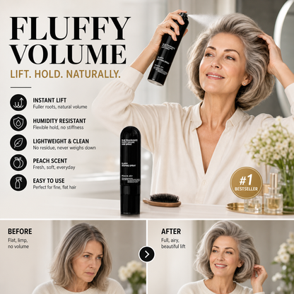 💁50% OFF! Fluffy Hair Shaping Spray, Long Lasting Peach Scent Volumizing Hair Mist for All-Day Hold