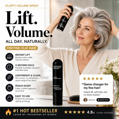 💁50% OFF! Fluffy Hair Shaping Spray, Long Lasting Peach Scent Volumizing Hair Mist for All-Day Hold