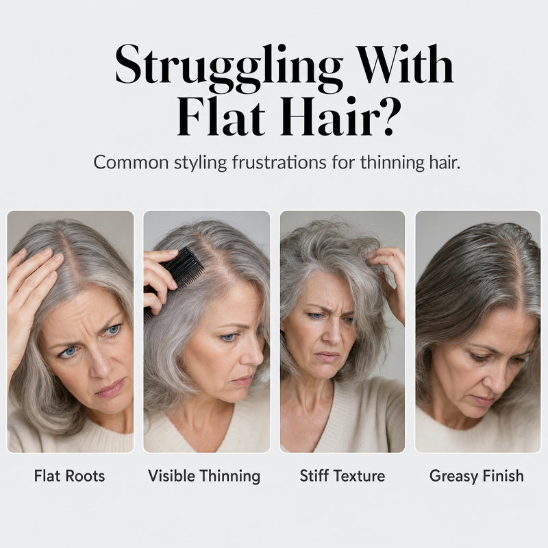 💁50% OFF! Fluffy Hair Shaping Spray, Long Lasting Peach Scent Volumizing Hair Mist for All-Day Hold